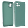 BAOHU Samsung Galaxy A03 Hoesje Fashion Backcover Telefoonhoesje Donker Groen