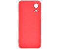 BAOHU Hoesje Geschikt voor de Samsung Galaxy A03 Core - Fashion Color Backcover Telefoonhoesje - Rood