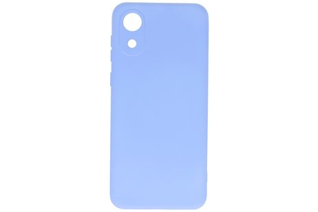 BAOHU Hoesje Geschikt voor de Samsung Galaxy A03 Core - Fashion Color Backcover Telefoonhoesje - Paars