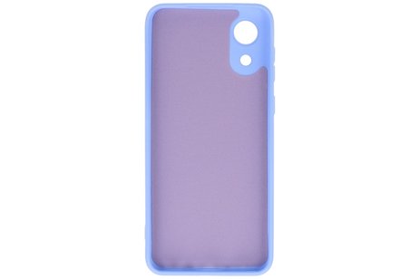 BAOHU Hoesje Geschikt voor de Samsung Galaxy A03 Core - Fashion Color Backcover Telefoonhoesje - Paars