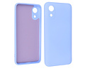 BAOHU Hoesje Geschikt voor de Samsung Galaxy A03 Core - Fashion Color Backcover Telefoonhoesje - Paars