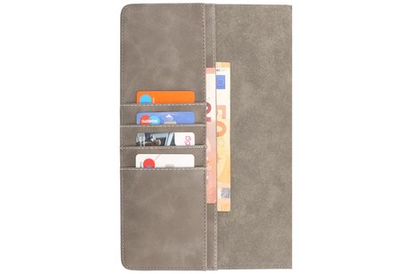 Book Case Tablet Hoesje voor iPad 9.7" - Grijs