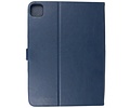 Book Case Tablet Hoesje voor iPad Pro 11 2021 - 2020 - 2018 - iPad Air 5 2022 - iPad Air 4 2020 - Navy