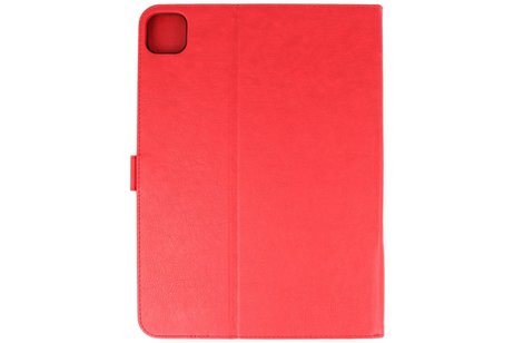BAOHU Book Case Tablet Hoesje - Hoesje Geschikt voor iPad Pro 11 2021 - 2020 - 2018 - iPad Air 5 2022 - iPad Air 4 2020 - Rood