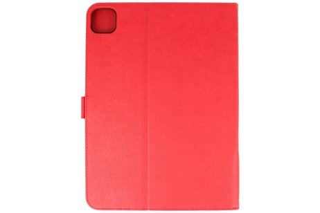 Book Case Tablet Hoesje voor iPad Pro 11 2021 - 2020 - 2018 - iPad Air 5 2022 - iPad Air 4 2020 - Rood