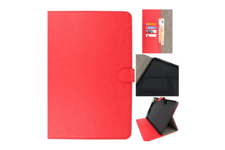 BAOHU Book Case Tablet Hoesje - Hoesje Geschikt voor iPad Pro 11 2021 - 2020 - 2018 - iPad Air 5 2022 - iPad Air 4 2020 - Rood