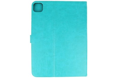 Book Case Tablet Hoesje voor iPad Pro 11 2021 - 2020 - 2018 - iPad Air 5 2022 - iPad Air 4 2020 - Groen