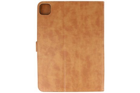 BAOHU Book Case Tablet Hoesje - Hoesje Geschikt voor iPad Pro 11 2021 - 2020 - 2018 - iPad Air 5 2022 - iPad Air 4 2020 - Bruin