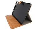 Book Case Tablet Hoesje voor iPad Pro 11 2021 - 2020 - 2018 - iPad Air 5 2022 - iPad Air 4 2020 - Bruin