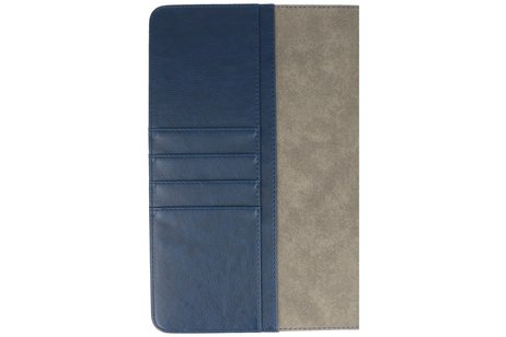 BAOHU Book Case Tablet Hoesje - Hoesje Geschikt voor Samsung Galaxy Tab S8 - Tab S7 - Navy