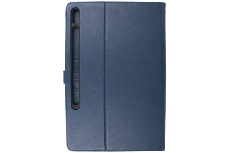 BAOHU Book Case Tablet Hoesje - Hoesje Geschikt voor Samsung Galaxy Tab S8 - Tab S7 - Navy