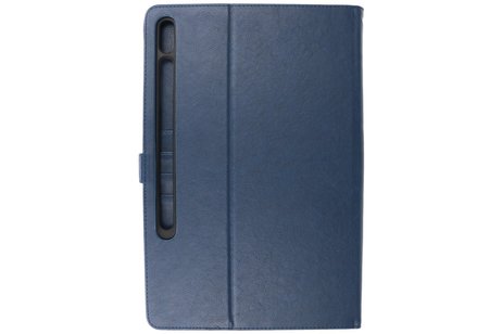 Book Case Tablet Hoesje voor Samsung Galaxy Tab S8 - Tab S7 - Navy