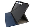 BAOHU Book Case Tablet Hoesje - Hoesje Geschikt voor Samsung Galaxy Tab S8 - Tab S7 - Navy