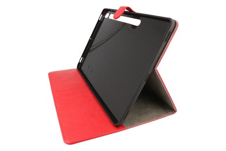 Book Case Tablet Hoesje voor Samsung Galaxy Tab S8 - Tab S7 - Rood