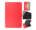 Book Case Tablet Hoesje voor Samsung Galaxy Tab S8 - Tab S7 - Rood