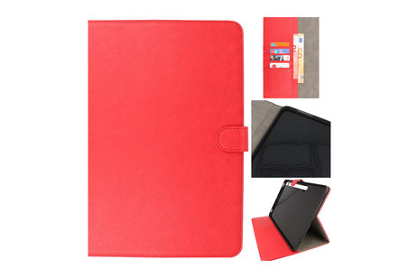 BAOHU Book Case Tablet Hoesje - Hoesje Geschikt voor Samsung Galaxy Tab S8 - Tab S7 - Rood
