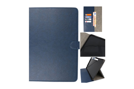 BAOHU Book Case Tablet Hoesje - Hoesje Geschikt voor Samsung Galaxy Tab S8 Plus - Tab S7 Plus - Navy