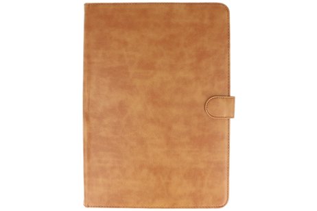 BAOHU Book Case Tablet Hoesje - Hoesje Geschikt voor Samsung Galaxy Tab S8 Plus - Tab S7 Plus - Bruin