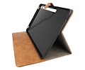 BAOHU Book Case Tablet Hoesje - Hoesje Geschikt voor Samsung Galaxy Tab S8 Plus - Tab S7 Plus - Bruin