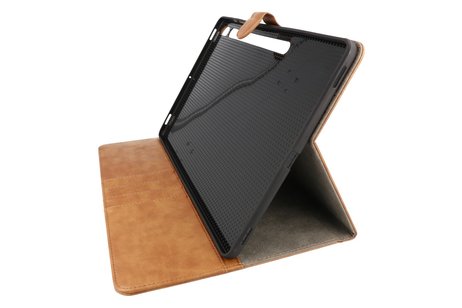 BAOHU Book Case Tablet Hoesje - Hoesje Geschikt voor Samsung Galaxy Tab S8 Plus - Tab S7 Plus - Bruin