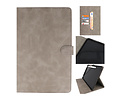 BAOHU Book Case Tablet Hoesje - Hoesje Geschikt voor Samsung Galaxy Tab S8 Plus - Tab S7 Plus - Grijs