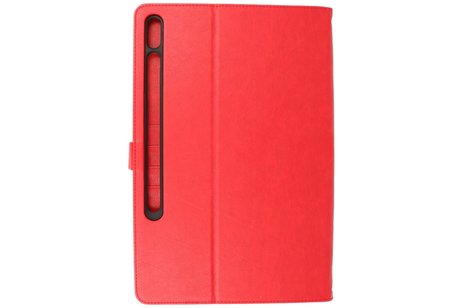 Book Case Tablet Hoesje voor Samsung Galaxy Tab S8 Ultra - Rood