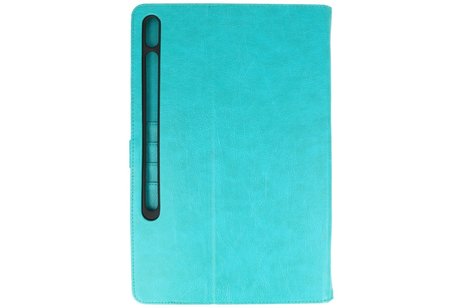 BAOHU Book Case Tablet Hoesje - Hoesje Geschikt voor Samsung Galaxy Tab S8 Ultra - Groen