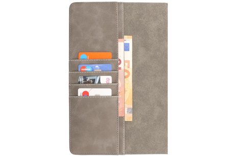 BAOHU Book Case Tablet Hoesje - Hoesje Geschikt voor Samsung Galaxy Tab S8 Ultra - Grijs