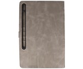 BAOHU Book Case Tablet Hoesje - Hoesje Geschikt voor Samsung Galaxy Tab S8 Ultra - Grijs