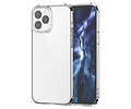 Schokbestendig Back Cover - Shock Proof Hoesje - Geschikt voor iPhone 14 Plus - Transparant