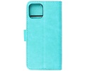 BAOHU Zakelijke Book Case Telefoonhoesje - Portemonnee Hoesje - Geschikt voor iPhone 14 - Groen