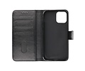 Zakelijke Book Case Telefoonhoesje - Portemonnee Hoesje - Geschikt voor iPhone 14 Pro Max - Zwart