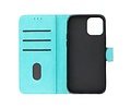 BAOHU Zakelijke Book Case Telefoonhoesje - Portemonnee Hoesje - Geschikt voor iPhone 14 Pro Max - Groen