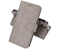 BAOHU Zakelijke Book Case Telefoonhoesje - Portemonnee Hoesje - Geschikt voor iPhone 14 Pro Max - Grijs