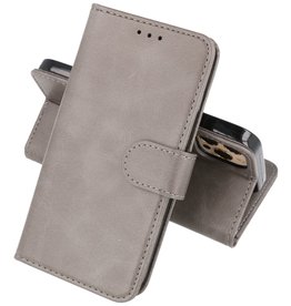 BAOHU iPhone 14 Pro Max Hoesje Book Case Telefoonhoesje Grijs