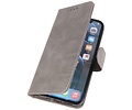 BAOHU Zakelijke Book Case Telefoonhoesje - Portemonnee Hoesje - Geschikt voor iPhone 14 Pro Max - Grijs