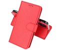 BAOHU Zakelijke Book Case Telefoonhoesje - Portemonnee Hoesje - Geschikt voor iPhone Xs & iPhone X - Rood
