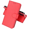 iPhone Xs Hoesje Book Case Telefoonhoesje Rood