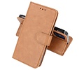 BAOHU Zakelijke Book Case Telefoonhoesje - Portemonnee Hoesje - Geschikt voor iPhone Xs & iPhone X - Bruin