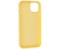Fashion Backcover Telefoonhoesje - Color Hoesje - Geschikt voor iPhone 14 - Geel