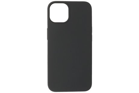 BAOHU Fashion Backcover Telefoonhoesje - Color Hoesje - Geschikt voor iPhone 14 Plus - Zwart