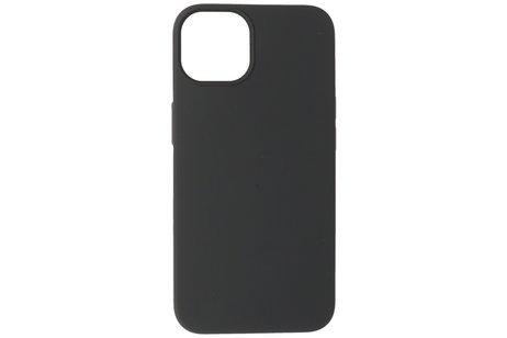 Fashion Backcover Telefoonhoesje - Color Hoesje - Geschikt voor iPhone 14 Plus - Zwart