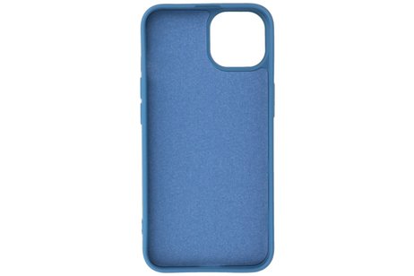 Fashion Backcover Telefoonhoesje - Color Hoesje - Geschikt voor iPhone 14 Plus - Navy