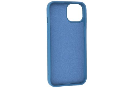 Fashion Backcover Telefoonhoesje - Color Hoesje - Geschikt voor iPhone 14 Plus - Navy