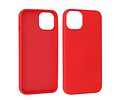 Fashion Backcover Telefoonhoesje - Color Hoesje - Geschikt voor iPhone 14 Plus - Rood