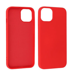 Fashion Backcover Telefoonhoesje - Color Hoesje - Geschikt voor iPhone 14 Plus - Rood