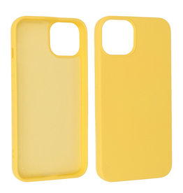 BAOHU iPhone 14 Plus Hoesje Fashion Backcover Telefoonhoesje Geel