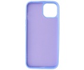 Fashion Backcover Telefoonhoesje - Color Hoesje - Geschikt voor iPhone 14 Plus - Paars