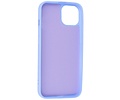 Fashion Backcover Telefoonhoesje - Color Hoesje - Geschikt voor iPhone 14 Plus - Paars