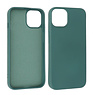 BAOHU iPhone 14 Plus Hoesje Fashion Backcover Telefoonhoesje Donker Groen